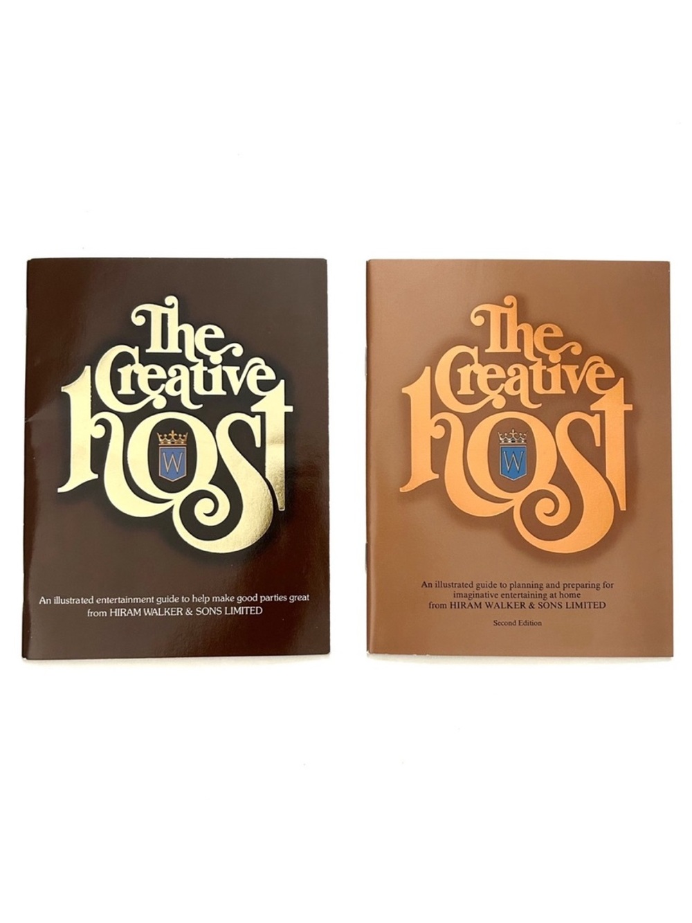 Vintage Hiram Walker The Creative Host Cocktail and Food Pairing Recipe Booklets